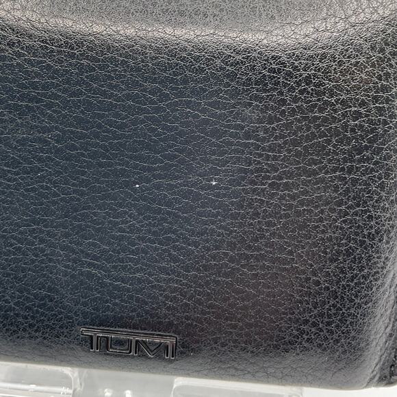 Tumi Men's Leather L Fold Wallet with ID Window, Black - Picture 4 of 8